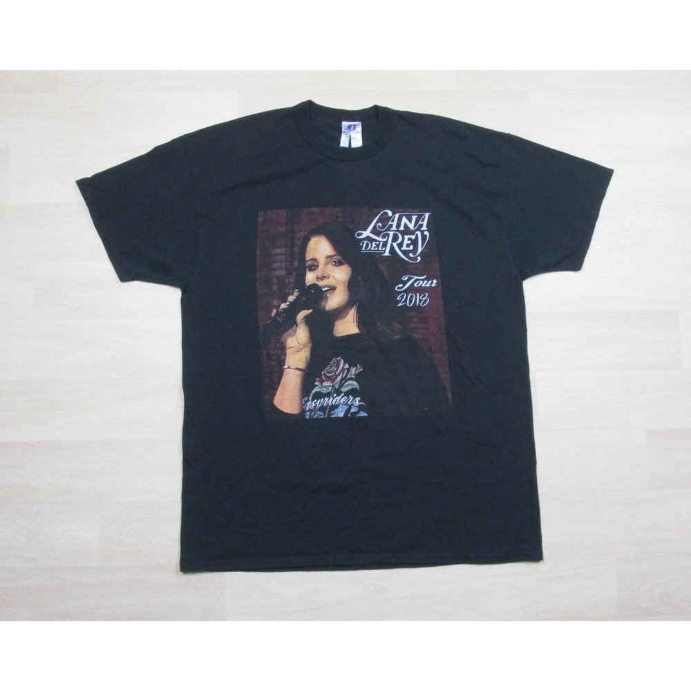 Lana Del Rey T-Shirt (XL) 2018 LA to the Moon Tour Pop Music Band Tee Russell